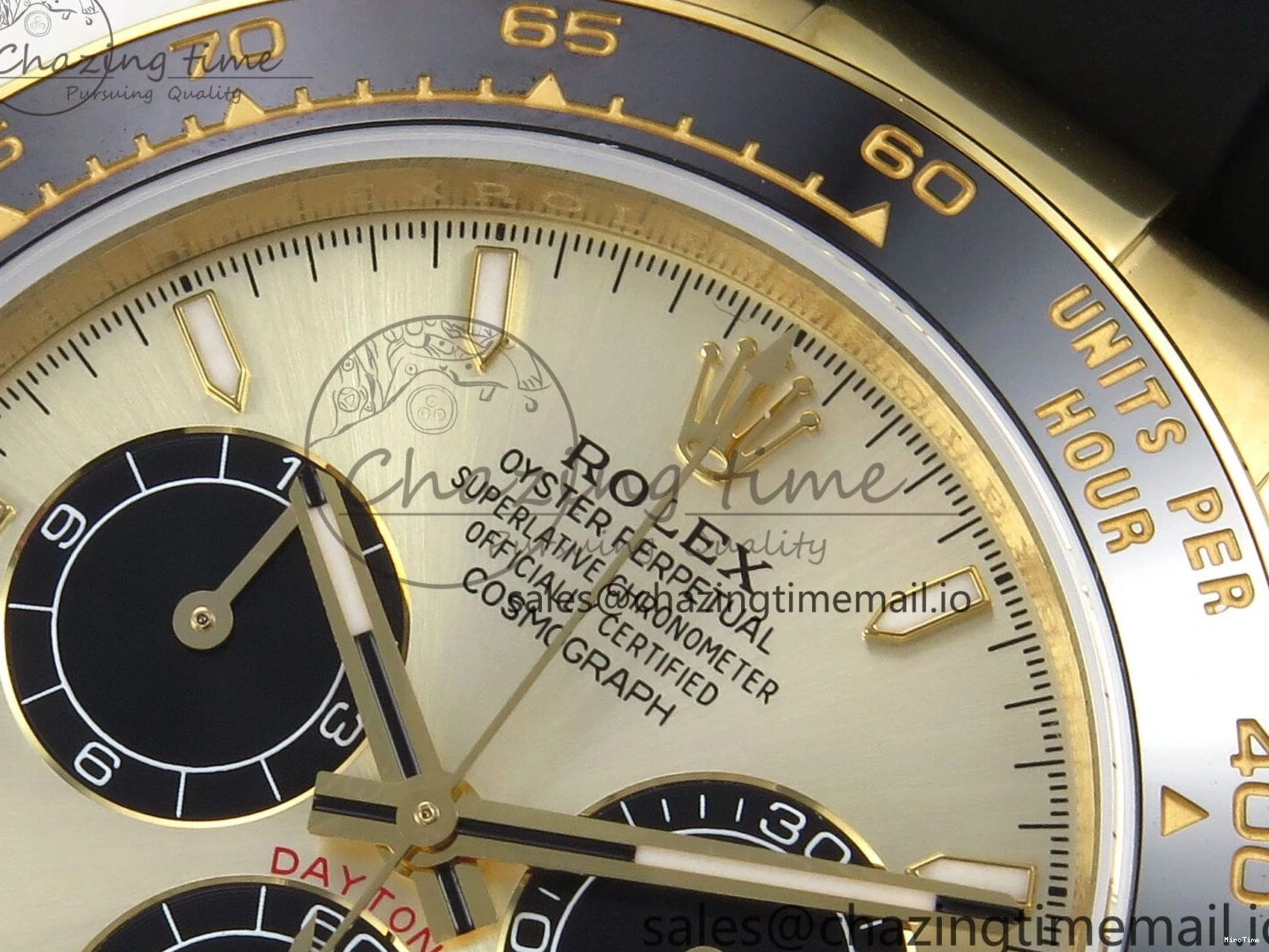 MiroTime 0517 Daytona 126518 QF 1:1 Best Edition YG Black Dial on Oysterflex Strap SH4131 V6（Gain Weight） EasyMatch 1199